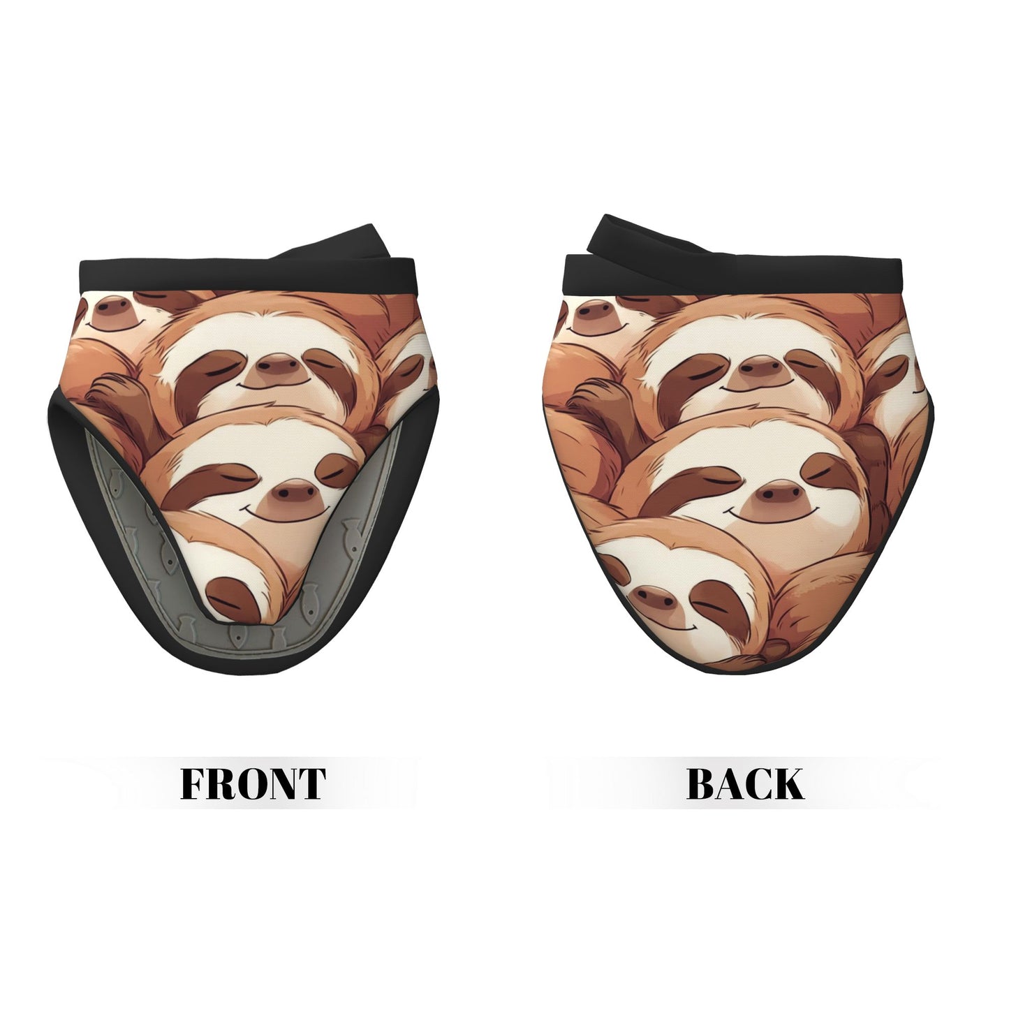 Cute Sloth - Printed Oven Mitt, 5.9 Inches (15cm), Heat - Resistant & Insulated, Kitchen Baking Protection Glove