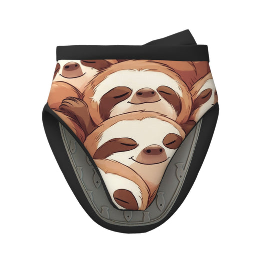 Cute Sloth - Printed Oven Mitt, 5.9 Inches (15cm), Heat - Resistant & Insulated, Kitchen Baking Protection Glove